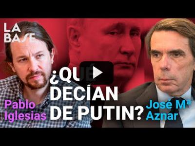Embedded thumbnail for Video: Pablo Iglesias y José María Aznar hablan de Putin