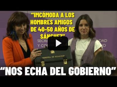 Embedded thumbnail for Video: IRENE MONTERO se DESPIDE con recado a SÁNCHEZ: &amp;quot;NOS ECHAN del GOBIERNO&amp;quot;