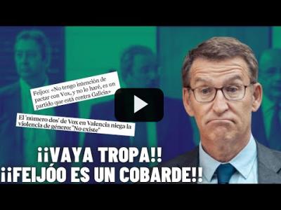 Embedded thumbnail for Video: ¡FEIJÓO es un COBARDE!! ¡¡HEMEROTECAZO que lo HUNDE!!
