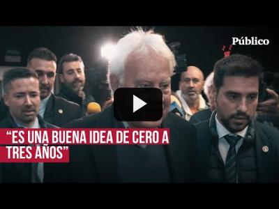 Embedded thumbnail for Video: Felipe González intenta ridiculizar el pacto del PSOE y Sumar