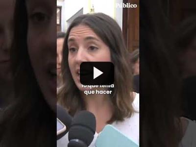 Embedded thumbnail for Video: Montero: &amp;quot;Yolanda Díaz no ha querido que Podemos arreglarlo  intervenga en este pleno&amp;quot;  #politics