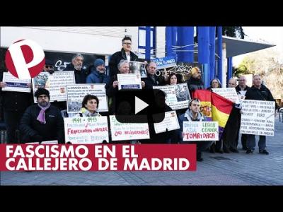 Embedded thumbnail for Video: Calle Caídos de la División Azul: concentración en Madrid contra el fascismo en el callejero