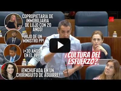 Embedded thumbnail for Video: ¡GRANDIOSO! Emilio Delgado DESTROZA a AYUSO y &amp;quot;la cultura del esfuerzo&amp;quot; del PP