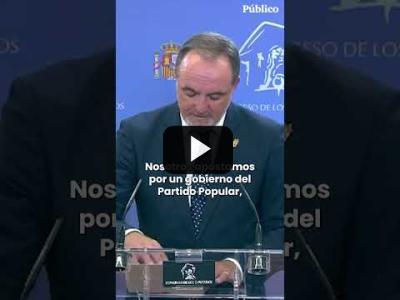 Embedded thumbnail for Video: Javier Esparza (UPN): “Ojalá vayamos a nuevas elecciones”