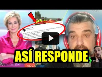 Embedded thumbnail for Video: La contundente respuesta de Basilio a Ana Rosa Quintana en Twitter | Rubén Hood