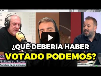 Embedded thumbnail for Video: La diferencia entre Antonio Maestre y Javier Aroca con respecto a Sumar y Podemos ante el decreto
