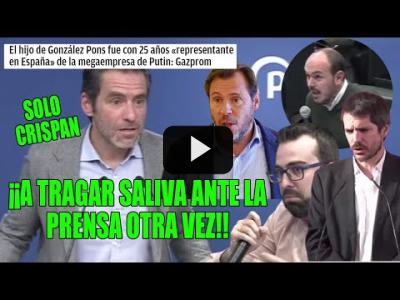 Embedded thumbnail for Video: B. Sémper TRAGA SALIVA. La &amp;#039;PUENTITIS&amp;#039; llega al PP, q anuncia otro CIRCO en aytos. Urtasun SENTENCIA