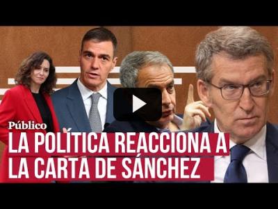 Embedded thumbnail for Video: De un Feijóo indignado al apoyo de la izquierda: la posible dimisión de Sánchez agita la política