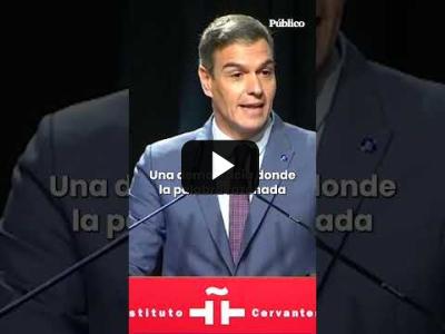 Embedded thumbnail for Video: Sánchez: “Proteger una lengua es también una decisión política”