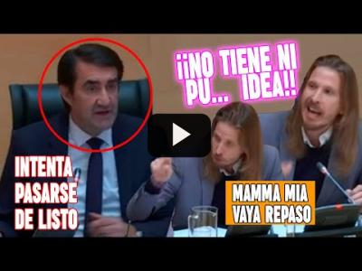 Embedded thumbnail for Video: JUEGO SET Y PARTIDO para Pablo Fernández frente al consejero del PP de CyL &amp;quot;¡NO TIENE NI PU... IDEA!