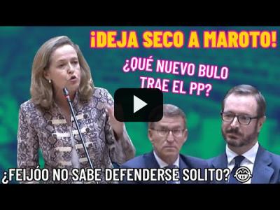 Embedded thumbnail for Video: Calviño deja SECO a Maroto (PP): ¿TAN MAL ve a FEIJÓO? ¿No sabe DEFENDERSE SOLO?