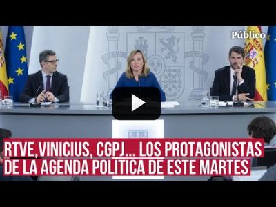 Embedded thumbnail for Video: De RTVE al GPJ, pasando por Vinicius: así ha sido la agenda política de este martes
