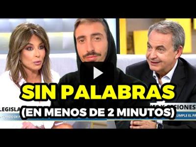 Embedded thumbnail for Video: Zapatero pone contra las cuerdas a la presentadora Ana Terradillos sobre la amnistía