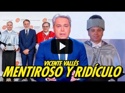 Embedded thumbnail for Video: VICENTE VALLÉS DOCTOR HONORIS CAUSA con MARHUENDA DE PADRINO EN UNA UNIVERSIDAD DEL GRUPO PLANETA