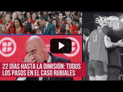 Embedded thumbnail for Video: Cronología del caso Rubiales: del beso no consentido a la dimisión