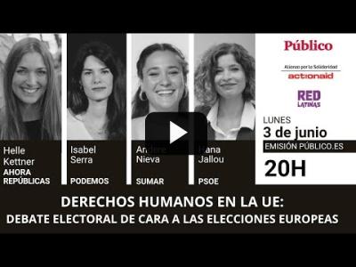 Embedded thumbnail for Video: Derechos humanos en la UE: debate electoral para las elecciones europeas