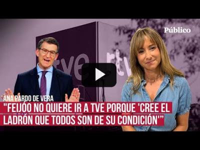 Embedded thumbnail for Video: Feijóo, a negro en TVE (pero no en la gallega) | Ana Pardo de Vera