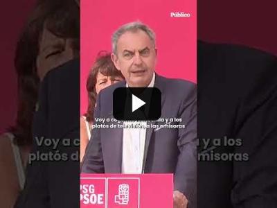 Embedded thumbnail for Video: La defensa de Pedro Sánchez de Zapatero: &amp;quot;Contemplaba el ataque despiadado contra el presidente&amp;quot;