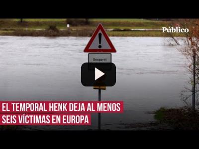 Embedded thumbnail for Video: Alerta en Europa: el temporal Henk deja al menos seis víctimas y graves daños materiales