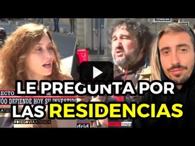 Embedded thumbnail for Video: Ayuso se encara con el reportero de Canal Red, Willy Veleta, cuando le pregunta por las residencias