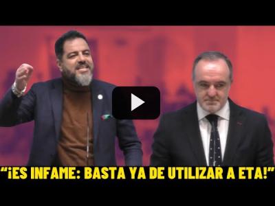 Embedded thumbnail for Video: La DERECHA vuelve a utilizar a E-T-A y un socialista les ABOCHORNA: ¡SUCIO e INFAME!