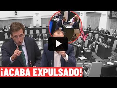 Embedded thumbnail for Video: ¡EXPULSADO un CONCEJAL del PSOE tras &amp;quot;TOCARLE la CARA tres veces&amp;quot; a ALMEIDA!