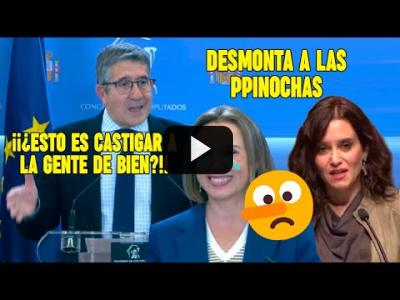 Embedded thumbnail for Video: Patxi López ATlZA a la VELETA de Isabel Ayuso y a Cuca Gamarra ¡Es lo MÁS INMORAL que he OIDO!