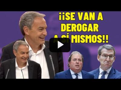 Embedded thumbnail for Video: Zapatero se TRONCHA de FEIJÓO, CASERO y GUARDIOLA: ¡Se van a DEROGAR ASÍ MISMOS!
