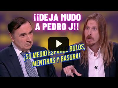 Embedded thumbnail for Video: Pablo Fernández DEJA MUDO a PEDRO J. RAMÍREZ con este RECITAL por su ataque a PODEMOS!
