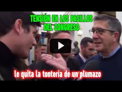 Embedded thumbnail for Video: ¡TREMENDO! Patxi López SE ENCARA con el REPORTERO de Javier Negre y lo PONE EN SU SITIO