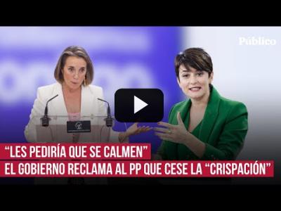 Embedded thumbnail for Video: &amp;quot;España está harta de crispación&amp;quot;: el Gobierno responde a las exigencias del PP sobre la investidura