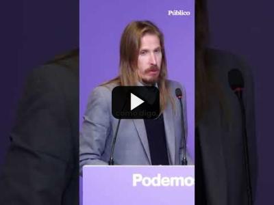Embedded thumbnail for Video: Podemos cree que las negociaciones de Sumar con el PSOE son &amp;quot;insuficientes&amp;quot;