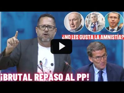Embedded thumbnail for Video: Un diputado andaluz LIQUIDA al PP tras su rabieta: ¡NO les MOLESTA la AMNISTÍA!