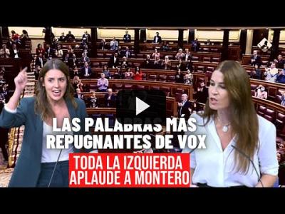 Embedded thumbnail for Video: Irene Montero RESPONDE las REPUGNANTES PALABRAS de una diputada de VOX