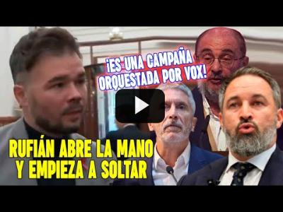 Embedded thumbnail for Video: ¡Gabriel Rufián ABRE la MANO y EMPIEZA A SOLTAR! CENSURA, los ULTRAS, Melilla y la DERECHA MODERADA