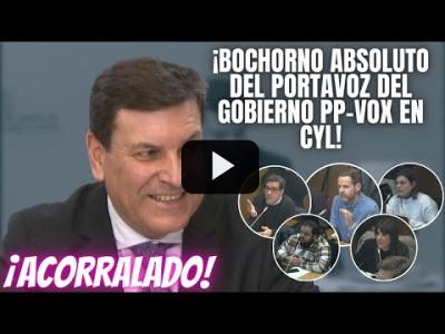 Embedded thumbnail for Video: ¡BOCHORNO! El portavoz del PP en CyL ACORRALADO por los periodistas ¡SALE por PATAS!