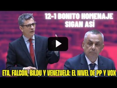 Embedded thumbnail for Video: ⚡BOLAÑOS se COME a un senador de VOX: BILDU, E-T-A, FALCON, VENEZUELA ¡¡12-1!!⚡