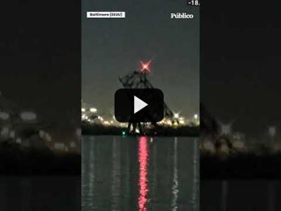 Embedded thumbnail for Video: Se desploma el mayor puente de Baltimore tras el choque de un barco