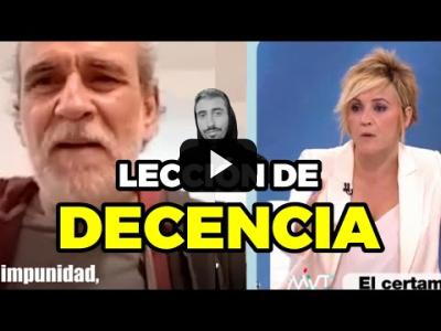 Embedded thumbnail for Video: La espectacular lección de Willy Toledo a Cristina Pardo sobre equidistancia y periodismo