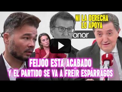 Embedded thumbnail for Video: ¡ACABADO, NO SE COME EL TURRÓN! Rufián, L0SANT0S, no DEJAN PASAR la IRRISORIA oposición de Feijóo