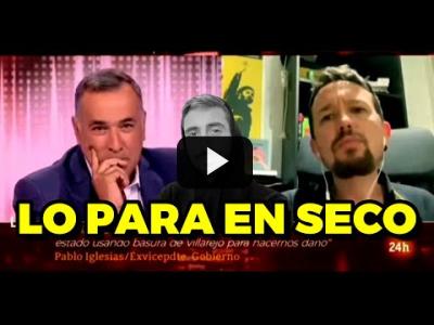 Embedded thumbnail for Video: Pablo Iglesias a Xabier Fortes: “No me puedes decir que nombres propios puedo pronunciar”
