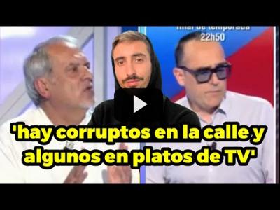 Embedded thumbnail for Video: Javier Aroca a Risto Mejide: &amp;#039;hay corruptos en la calle y algunos en platos de televisión&amp;#039;