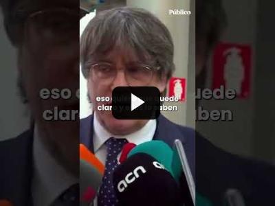 Embedded thumbnail for Video: Puigdemont celebra la &amp;quot;vuelta a la política&amp;quot; tras la aprobación de la amnistía