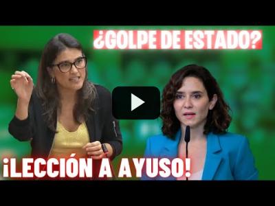 Embedded thumbnail for Video: Manuela Bergerot PONE en su SITIO a AYUSO: ¿DICT4DURA? ¡NOS toman el PELO!