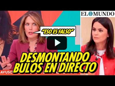 Embedded thumbnail for Video: SILVIA INTXAURRONDO VS El Mundo, DESMONTANDO BULOS UNA VEZ MÁS