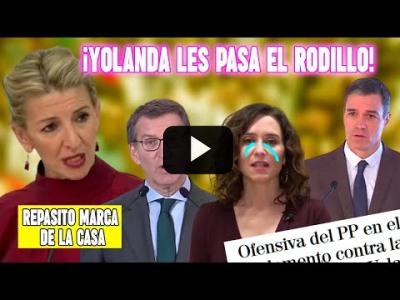 Embedded thumbnail for Video: Yolanda Díaz LE PASA EL RODILLO a Feijóo y Ayuso tras ANOTARSE otro PUNTO ¡ESTÉN A LA ALTURA!