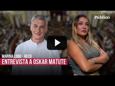 Embedded thumbnail for Video: Marina Lobo entrevista a Oskar Matute | ¿Camino a la investidura?
