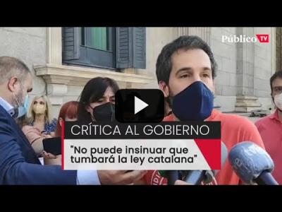 Embedded thumbnail for Video: El Sindicato de Inquilinas avisa al Gobierno sobre la ley catalana de vivienda