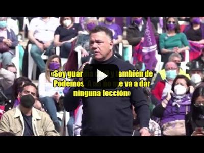 Embedded thumbnail for Video: «Soy guardia civil y también de Podemos. A mí no me va a dar ninguna lección». Delgado al PP