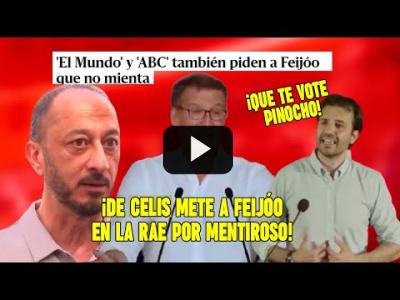 Embedded thumbnail for Video: Feijóo ATRAPADO⚡¡Hasta el ABC y el MUNDO le dicen a Feijóo que NO MIENTA! De Celis y Serna DUROS.RAE